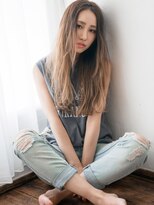 イブアンドコー ひたちなか(Eve&Co.)&nbsp;ヨーロピアングレージュ☆毛束感ゆるウェーブロング