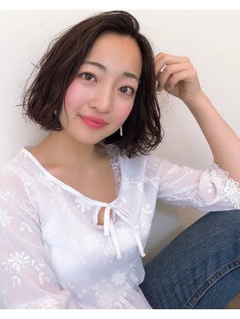 ザブックハンドサロン(The book hand salon) ダークアッシュボブ