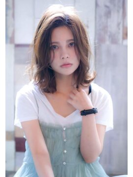 エース (ACE) ACE 横浜 かき上げヘア×大人ベージュ