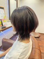 ヘアー サロン アットシュシュ(Hair Salon At'shushu)&nbsp;小顔補正立体カットでくびれと奥行きのあるウルフスタイル♪