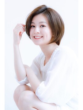 リンク(LINK) 大人可愛いナチュラルショートボブ【30代/40代/50代】
