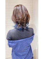 エイト 溝の口店(EIGHT) 福山　辰/インナーカラー/ブルー/イルミナカラー【EIGHT溝の口
