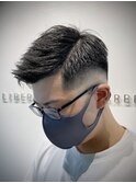サイドパートフェードカット/BARBER STYLE スキンフェード