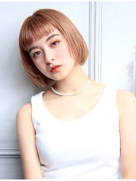 ヨファヘアー 岡本店(YOFA hair) 似合わせカット＆デザインカラーベビーバング0503