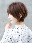 前髪あり大人ショートボブ20代30代40代【AIN.表参道】川原大地