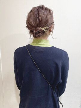 グリーン 渋谷(green) 【MIO】ボブアレンジ×ねじり