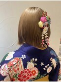 卒業式☆袴着付け＋ヘアセット