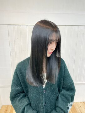 ネウィ サリュー 立川(newi saLyu) 髪質改善大人かわいいショコラアッシュ