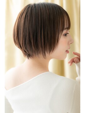 モッズヘア 越谷(mod's hair) シースルーバングシルキーマニッシュショートZ越谷20代30代40代