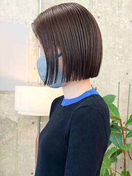 ノエ(noe) ミニボブ×グレージュ