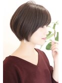 【 I. 】30代からのナチュラル前下がりショートボブ 川口