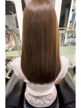 エアー 銀座タワー(AIR) ツヤ髪スタイル/くすみカラー/美髪/ケアカラー　【榛葉】