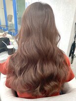 ランド 千葉(land) 韓国風レイヤー　髪質改善カラー　オレンジブラウン