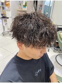 ツイスパ&波巻きMIXパーマ