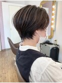 大人丸みショート