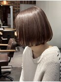 韓国カラー ダブルカラー モカグレージュ