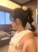列席ヘアアップ