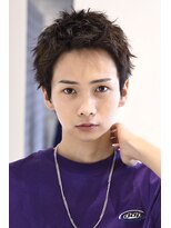 アッシュ 十日市場店(Ash)&nbsp;ソフトツイストパーマでつくる、スパイキーショート