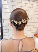 結婚式タイトめヘアセット♪♪