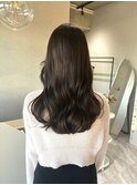 透明感マロングレージュ