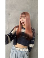 モニカ 原宿店(MONIQA)&nbsp;裾カラーピンク