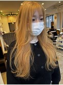 ハニーブロンド/ブロンドカラー/ハイトーンおすすめ/藤本