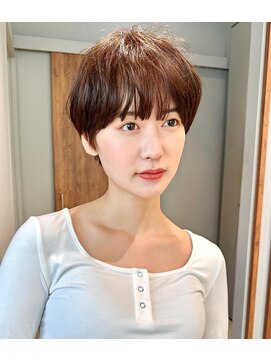 ビュートリアム 南青山(BEAUTRIUM) 大人マッシュショートショートヘアニュアンスパーマ30代40代