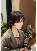 マレットヘア×くせ毛にパーマ