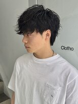 クロト(Clotho) 波巻き/スパイラルパーマツイストスパイラルメンズカットウルフ