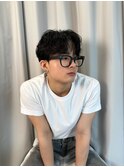 シースルーコンマヘア×韓国ヘア