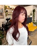 【天神.大名.今泉】ブリーチなしでつくるチェリーピンク