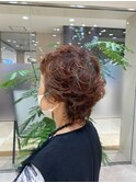 ふわふわヘアにトリートメントでツヤ感を