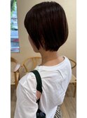 奥行きショート＊ハンサムショート＊黒髪暗髪＊20代30代