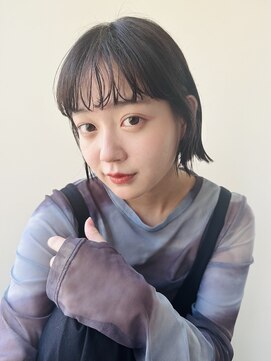 リグリー(regree) 大人ショート黒髪マッシュショートハンサムショート前髪長め