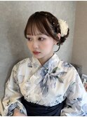 花火大会ヘアセット1