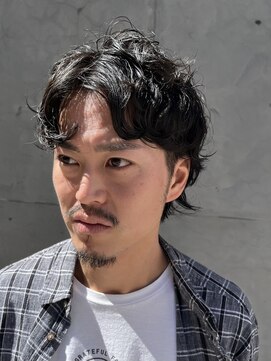 ピークスヘア(peaks hair) メンズパーマ襟足ありミディアム