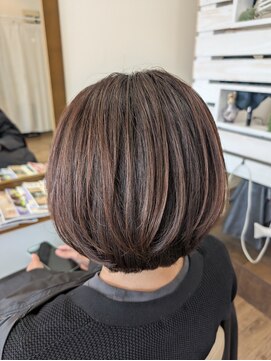髪質改善ヘアエステサロン ヘアーデザインダッデン(Hair Design daddem) お手入れラクなひし形ボブ♪(アイロン無しスタイリング)