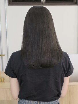 ミル(milu) 【mayu】ミディアムヘア/ブラウンカラー/縮毛矯正/四条/河原町