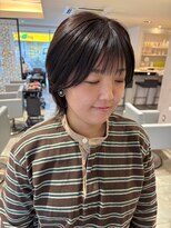 ヘアーエスクールフェイス(hair S. COEUR face) ダークアッシュブラウン/枚方美容室/大阪美容室