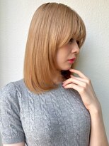 モッズヘア 上尾西口店(mod's hair)&nbsp;ハイトーンカラー/ダブルカラー/ミディアムレイヤーカットp上尾