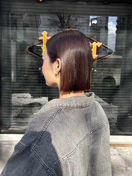 テンダー(Tender) ぷつっとボブ×オレンジブラウン