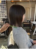 切りっぱなしボブ前下がり/大輝