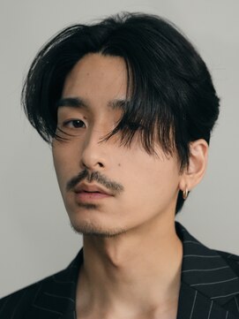 レタッチバイフィフス(RETOUCH by fifth) 原宿センターパートフェザーパーマメンズパーマニュアンスパーマ
