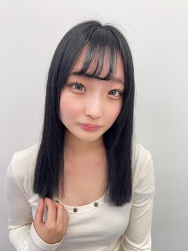 ロサ ファイブヘアー(Rosa..5Hair) 黒髪×セミロング