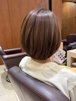 グランド ソシエ 御影店&nbsp;ツヤスムースウォームブラウン×クリーンボブ