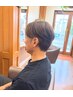 【メンズ】カット+カラー+マイクロバブル