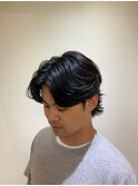 フェザーパーマフェードニュアンスパーマメンズパーマ［王子］