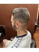 ブロートーキョーバーバーショップ 神田2nd(Bro Tokyo BARBERSHOP)&nbsp;MEN'Sアッシュニュアンスパーマ韓国マッシュスペインカール
