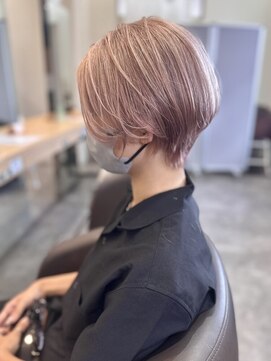 モードケイズ 本厚木(MODE K's) ショート×ピンクベージュ　ショート/ショートボブ/ボブ