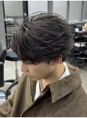 韓国マッシュ/フェザーパーマ/コンマバング/渋谷